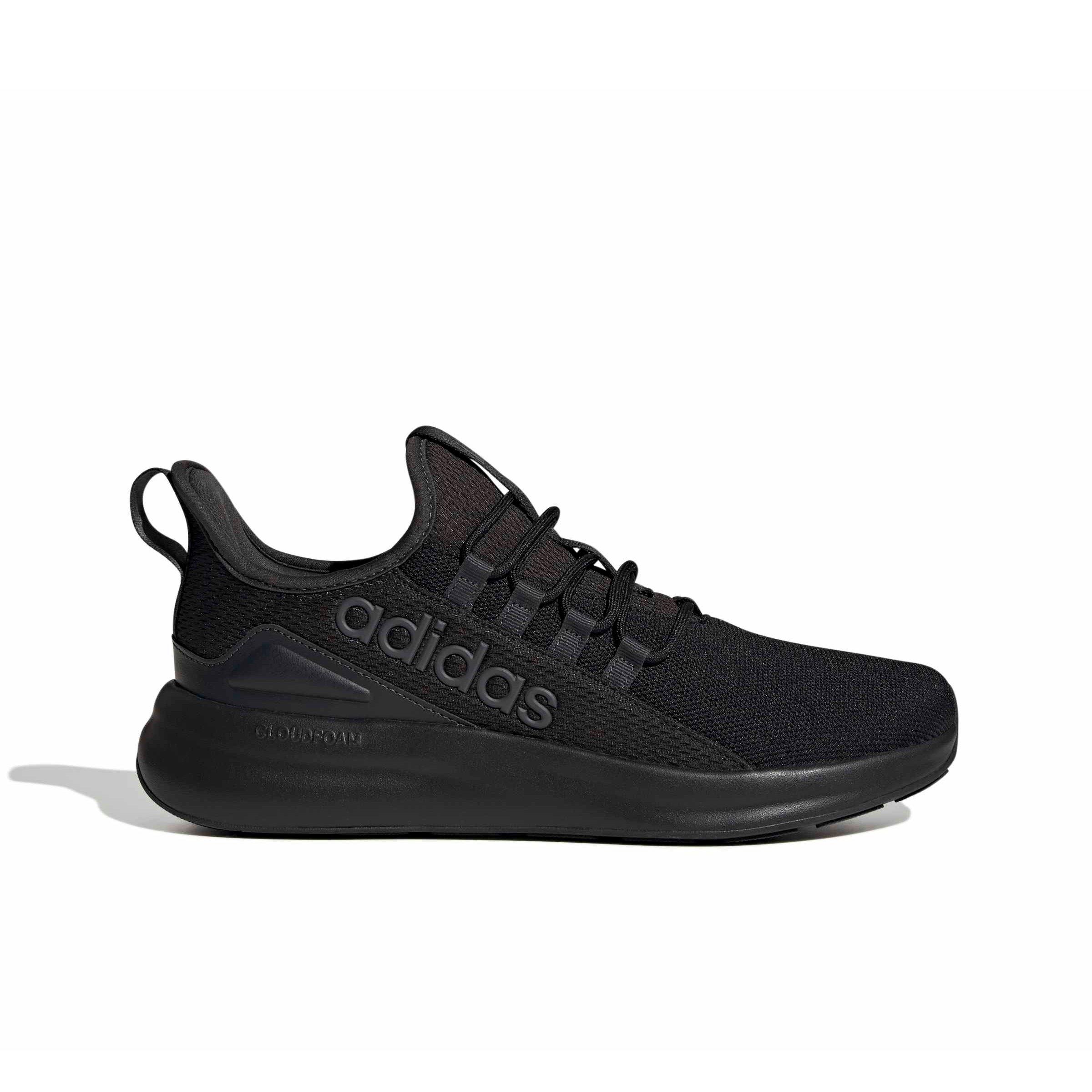 adidas Lite Racer Adapt 8.0 "Core Black/Core Black/Carbon" Men's Wide Shoe - BLACK/BLACK/CARBON